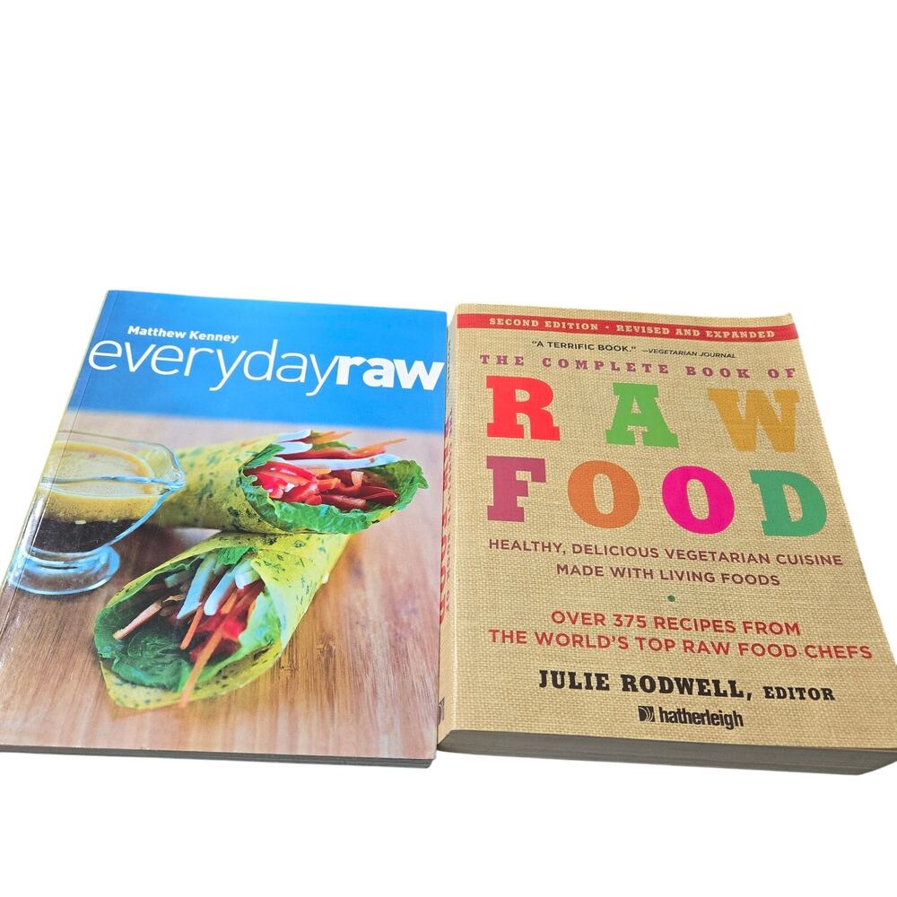 Raw vegan books bundle of 2